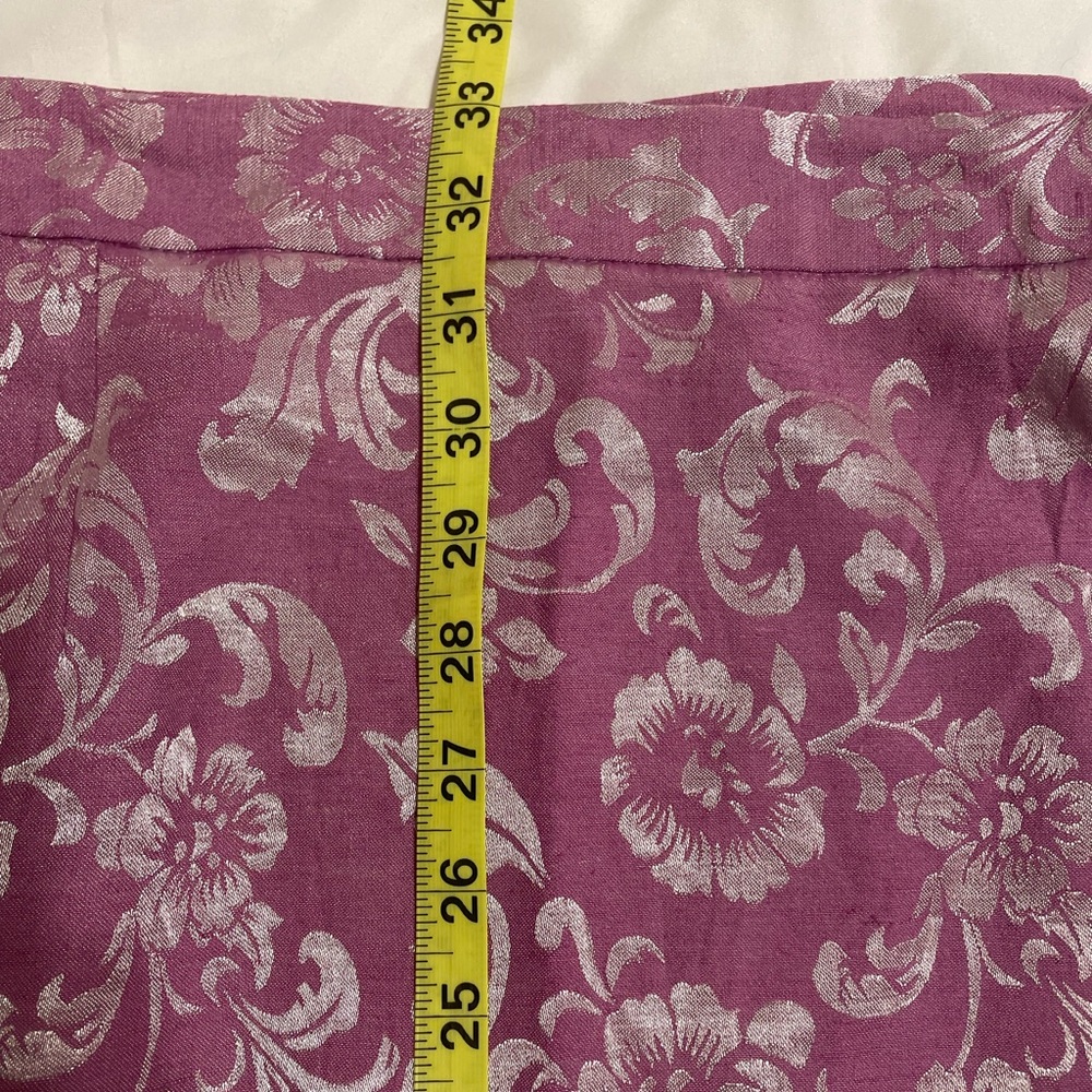 3 Piece Wm suit. Linen- cotton blend. Rose/lavender color. EUC. So feminine. - Picture 16 of 16